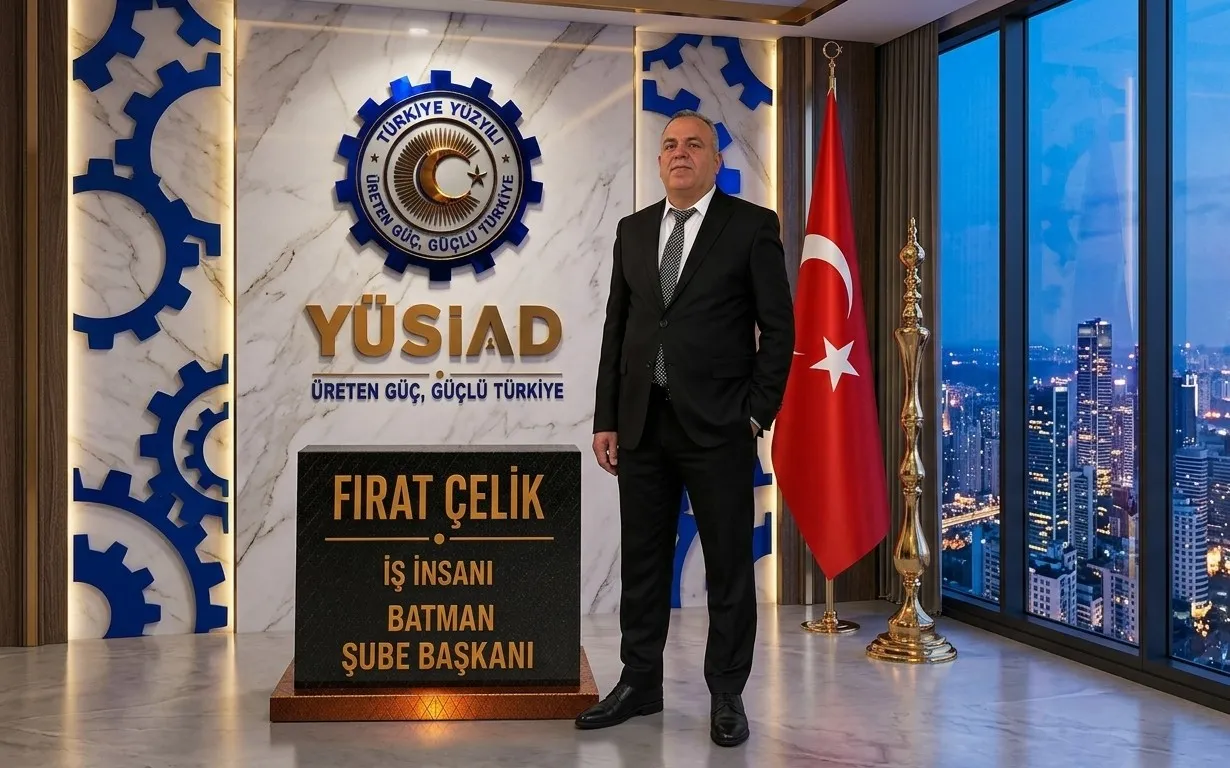 YÜSİAD Batman Şube Başkanlığına Fırat Çelik Atandı