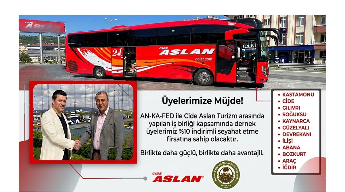 Kastamonululara Müjde! AN-KA-FED Üyelerine ve Dezavantajlı Gruplara %10 İndirim